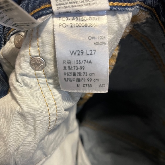 Levi's Womens 501 '90s Ankle - Sweetest Taboo - 29w 27l - Picture 7 of 7